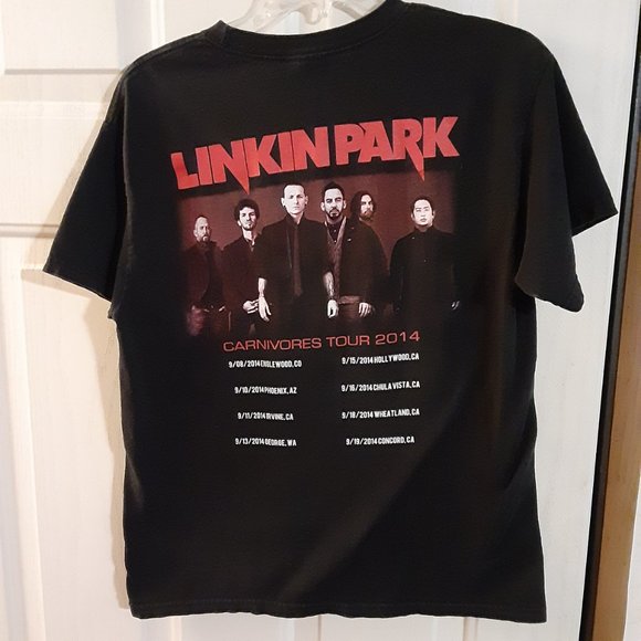 Lincoln Park Carnivores Tour 2014 Women's SS Concert T Shirt Size M Alstyle Tag - Picture 4 of 8